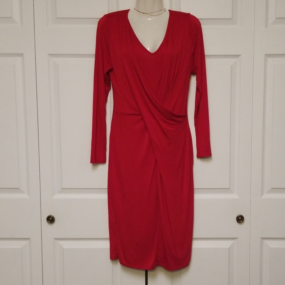 Everly Grey Maternity Wrap Dress